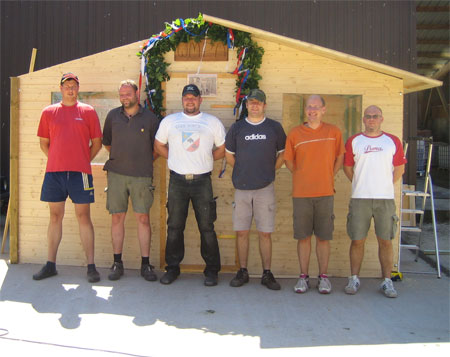 Bau der WMPA-Bude in Clausthal